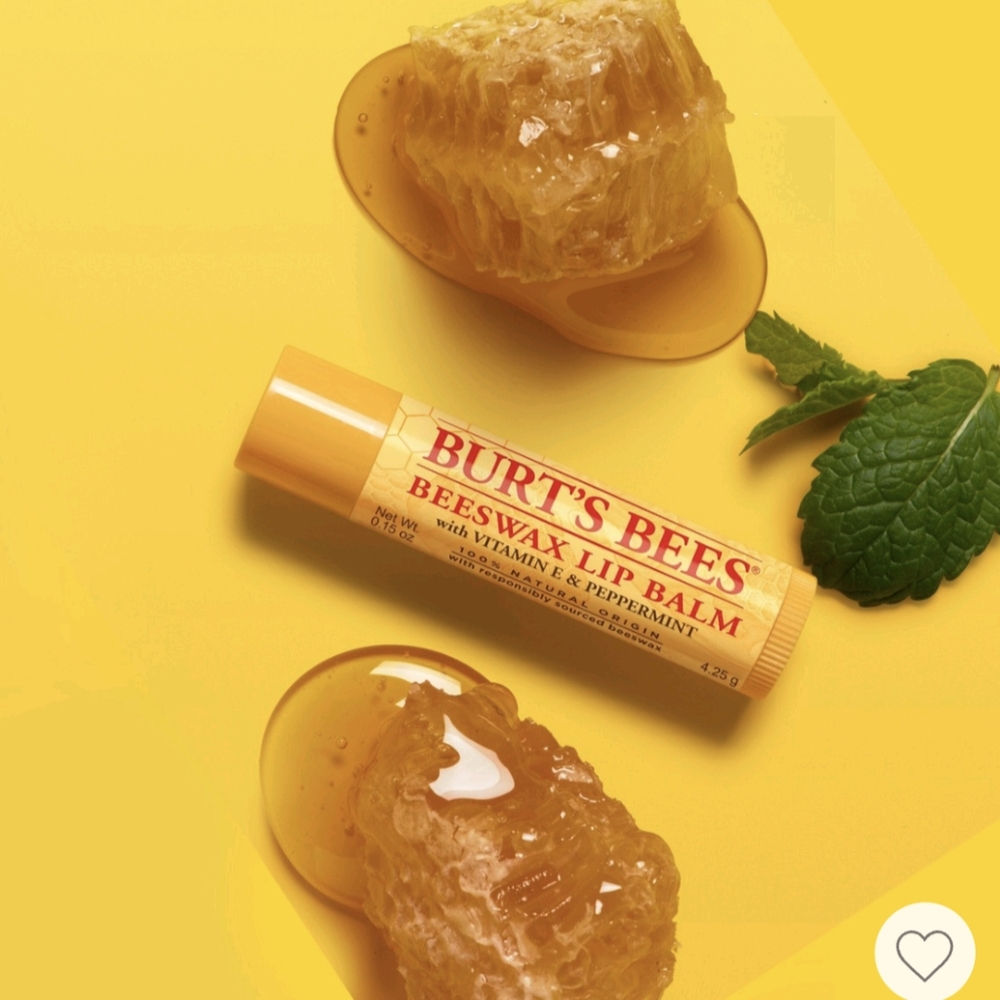 🌸 Burt's Bees Beeswax Lip Balm 4 Pack NIB / NWT